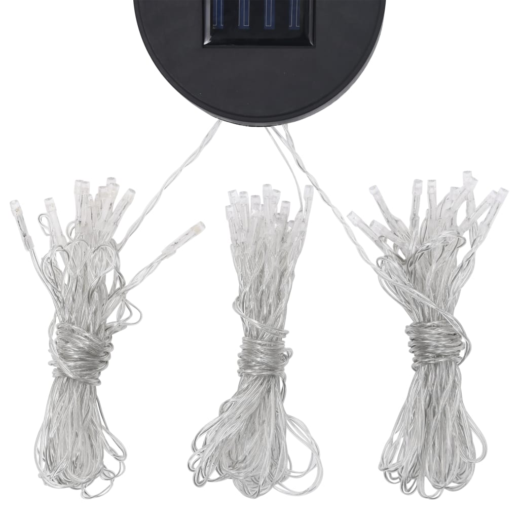 Prieel Met Dubbel Dak En Led-Lichtslinger 3X3X2,7 M