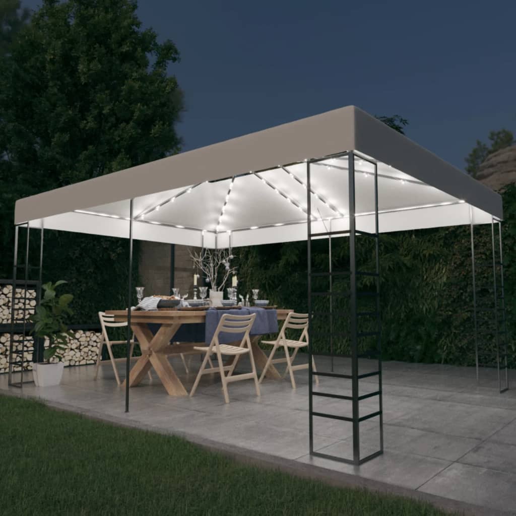 Prieel Met Led-Lichtslinger 3X4 M