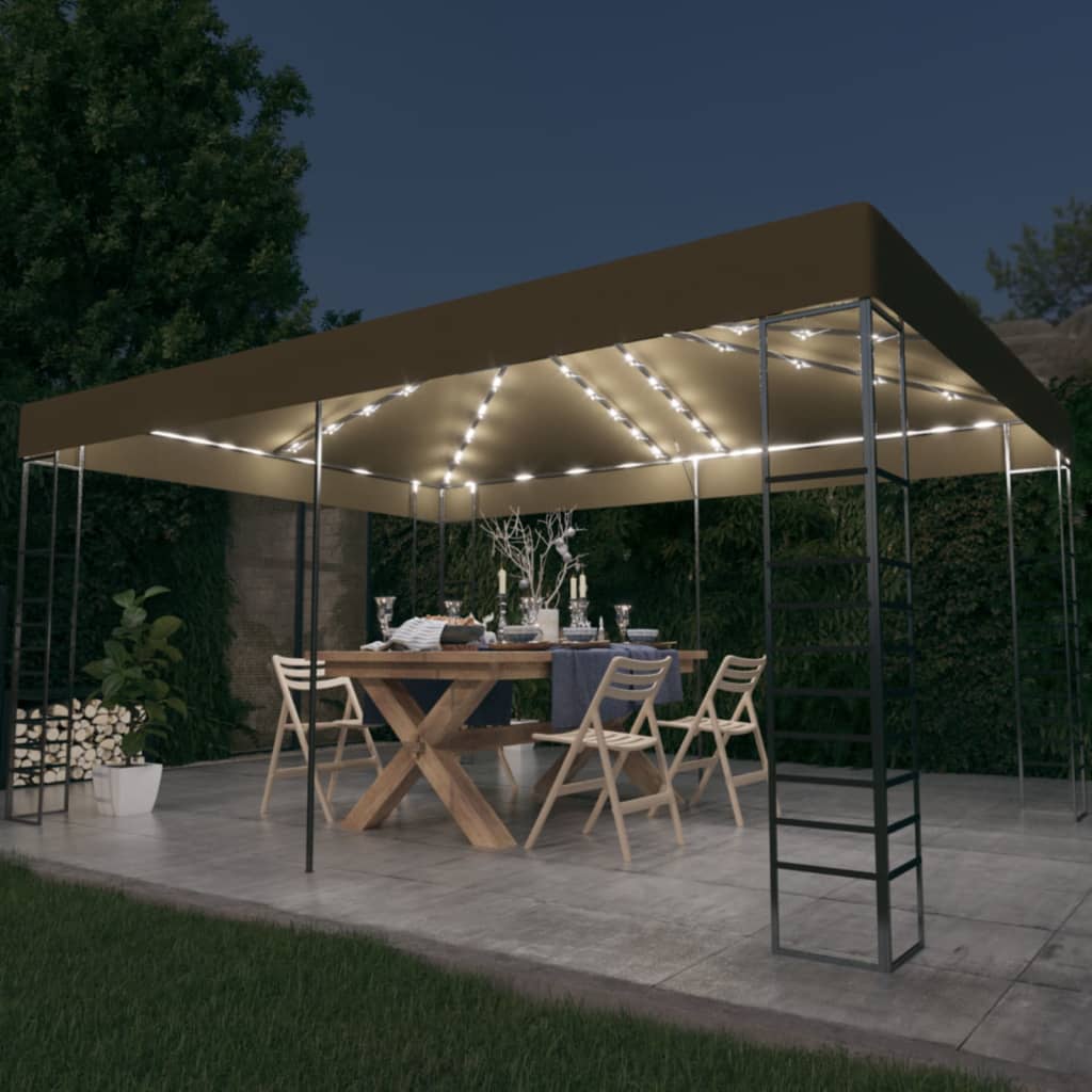 Prieel Met Led-Lichtslinger 3X4 M