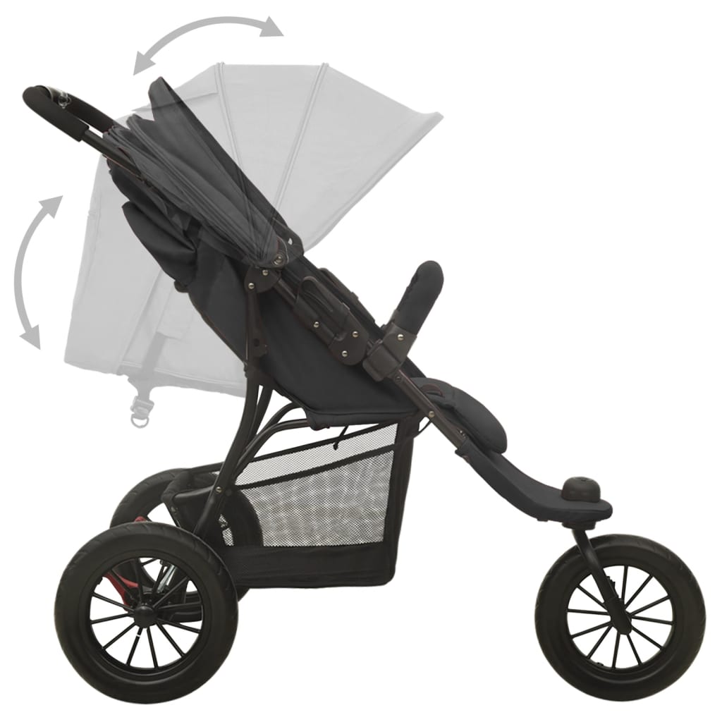 Kinderwagen Staal Kleurig