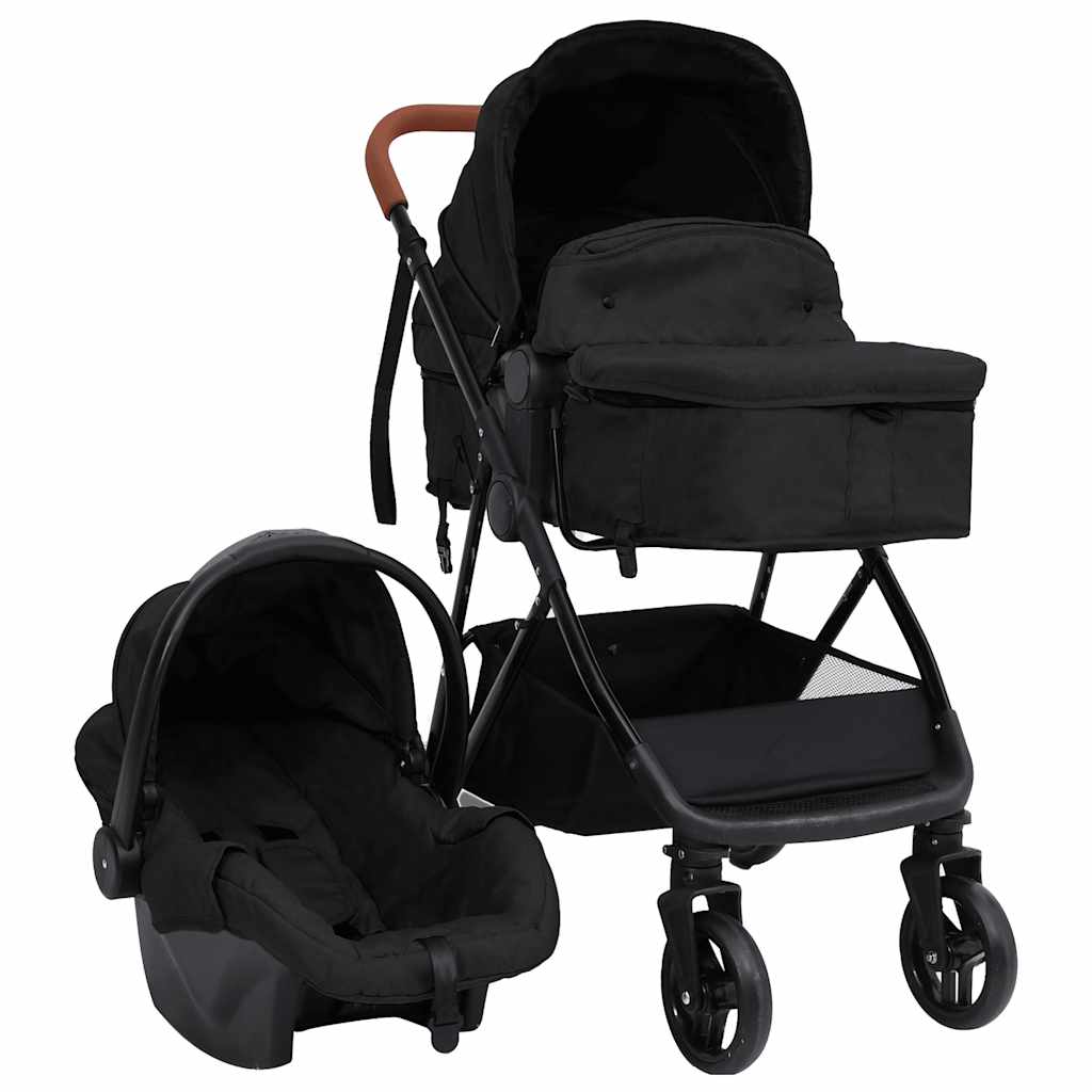 Kinderwagen Staal En Zwart
