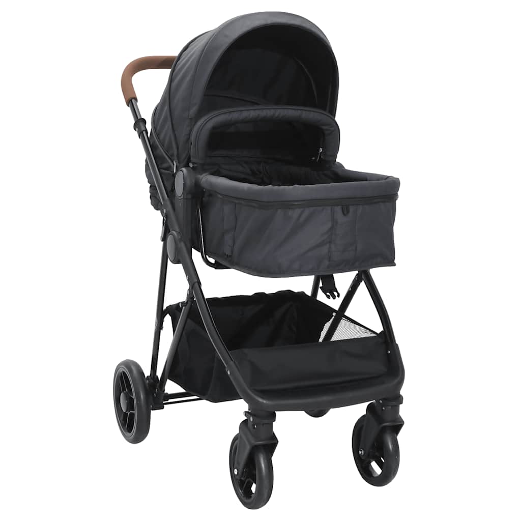 Kinderwagen Staal En Zwart