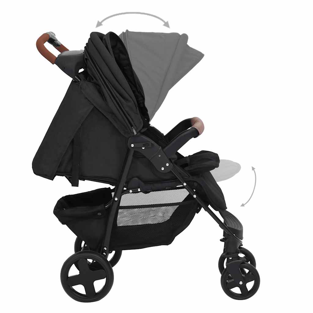 Kinderwagen Staal Kleurig