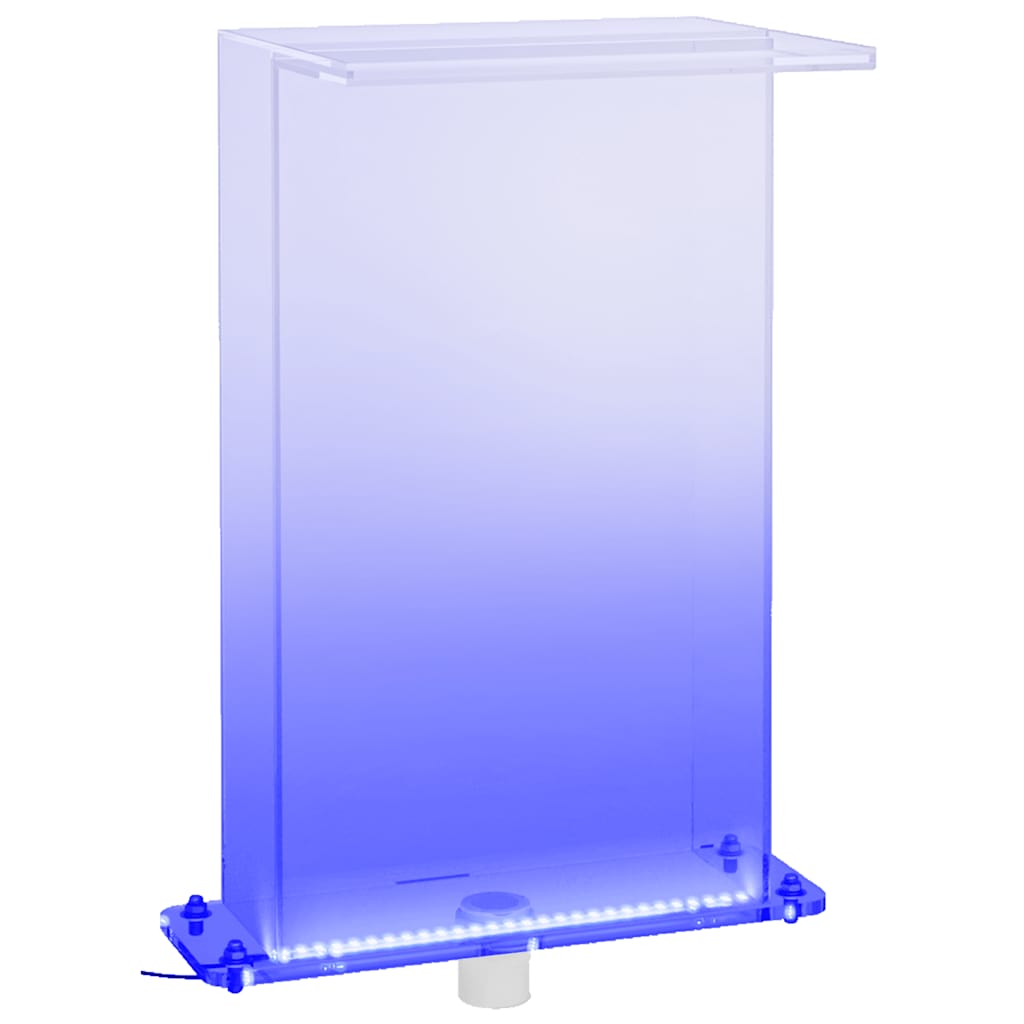 Zwembadfontein Met Rgb Led's 51 Cm Acryl