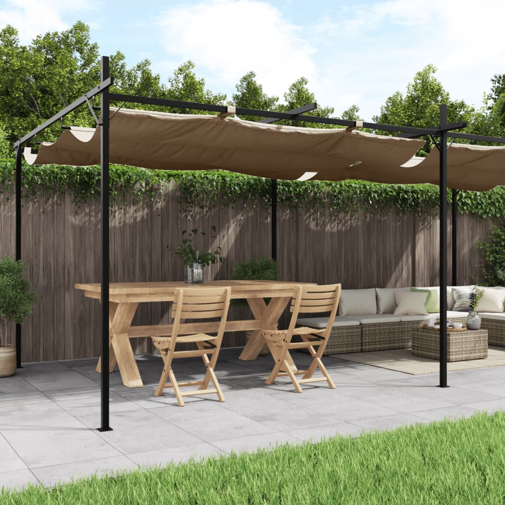 Pergola Met Uitschuifbaar Dak 395X292X230