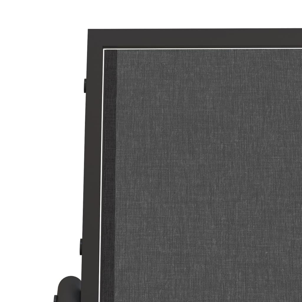 Schuifbank Tuin 120,5X76X86,5 Cm Textielfolie En Staal