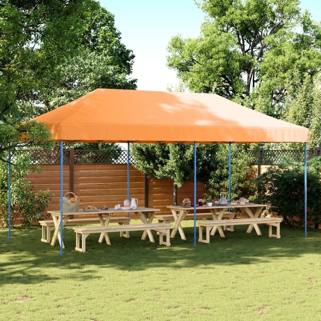 Partytent Met Blauwe Frame Oxford Stof