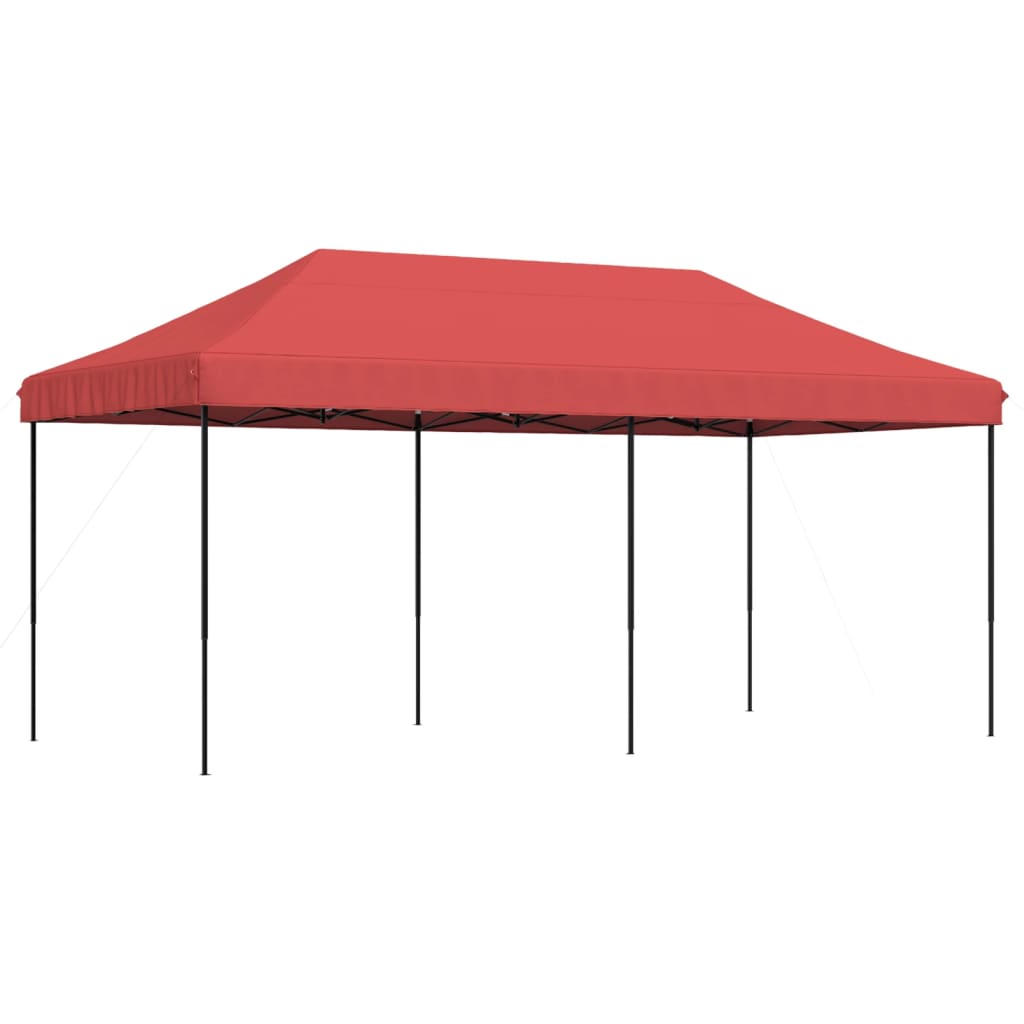 Partytent Bordeaux Met Zwarte Frame Oxford Stof