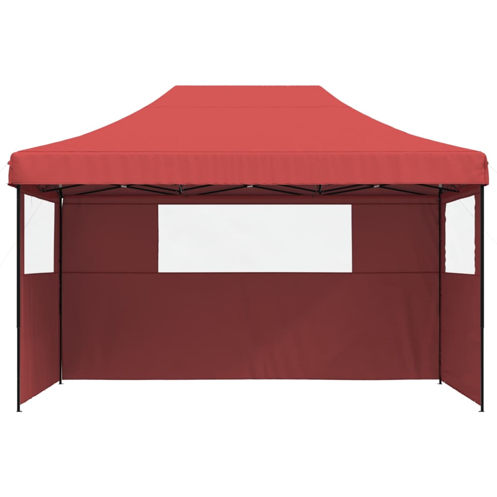 Partytent 440 X 292 X 315 Cm Bordeaux Met Zwarte Frame