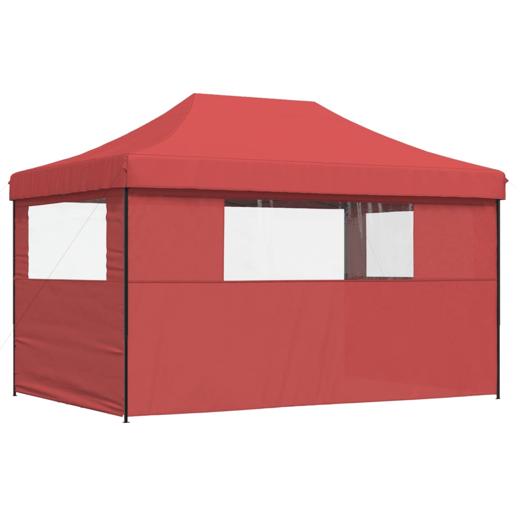 Partytent 440 X 292 X 315 Cm Bordeaux Met Zwarte Frame