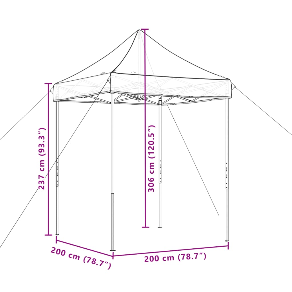 Partytent Oxford Stof