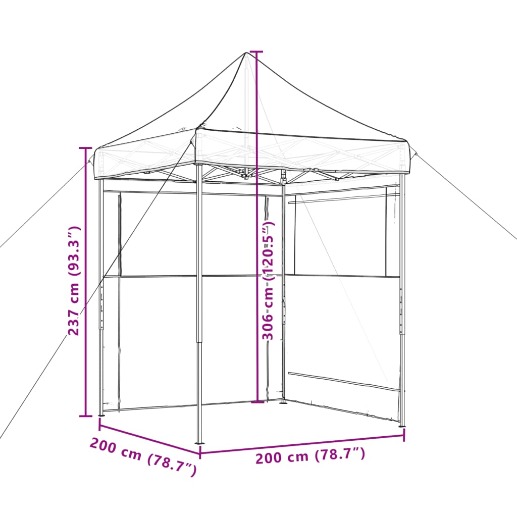 Partytent Inklapbaar Pop-Up