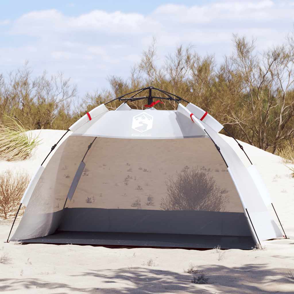 Strandtent 2-Persoons Waterdicht Snelontgrendeling Azuur