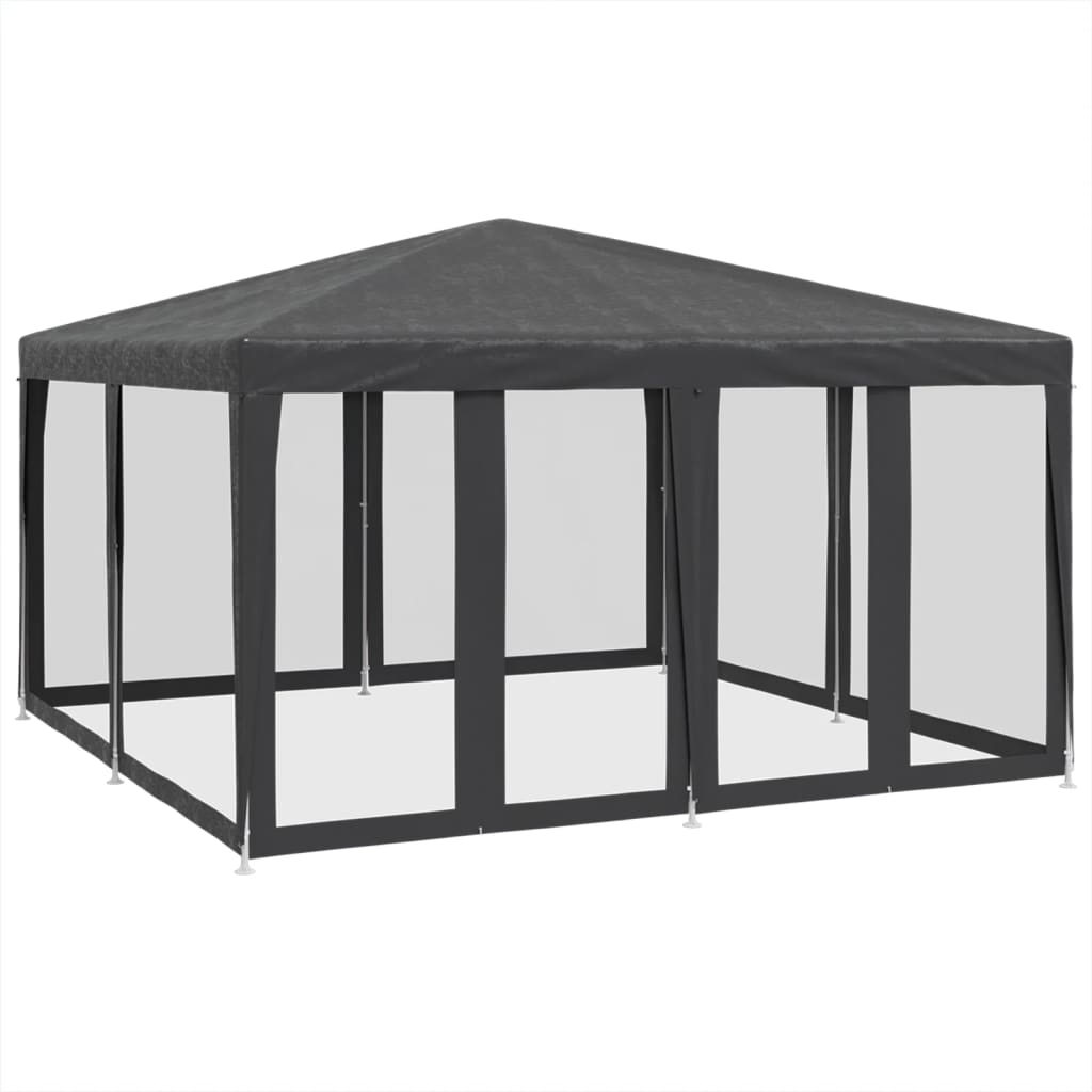 Partytent Met 8 Mesh Zijwanden Hdpe Kleurig