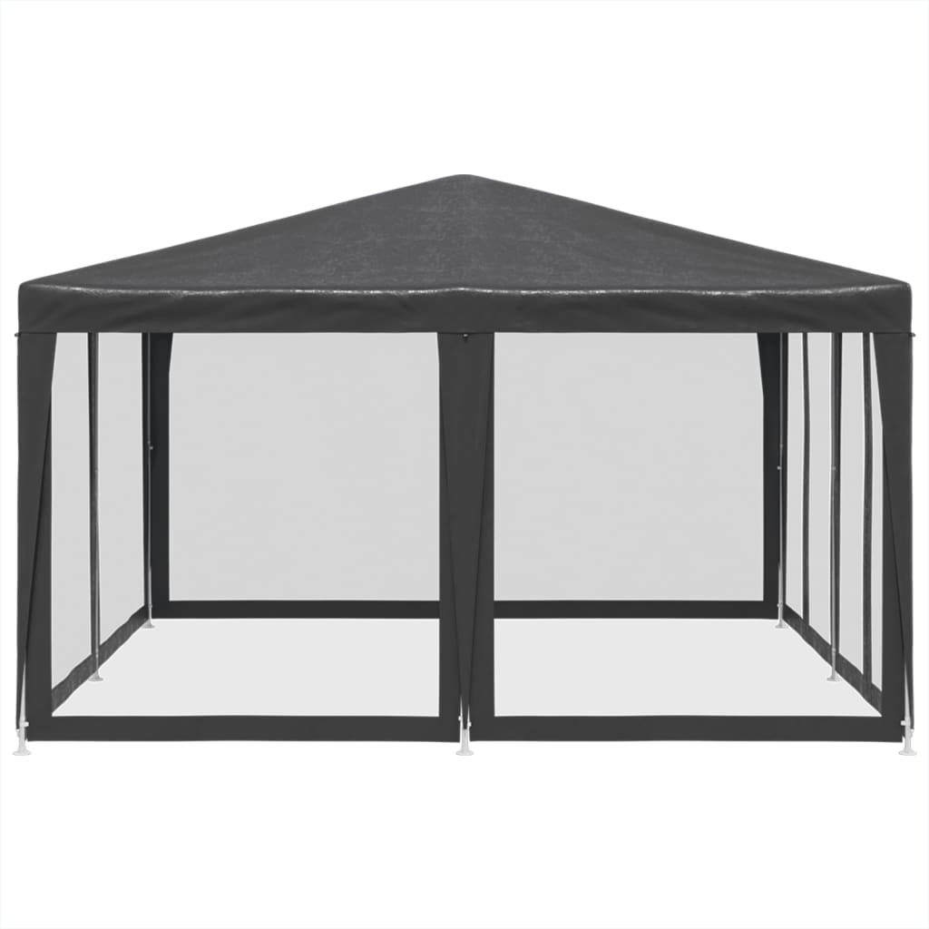 Partytent Met 8 Mesh Zijwanden Hdpe Kleurig