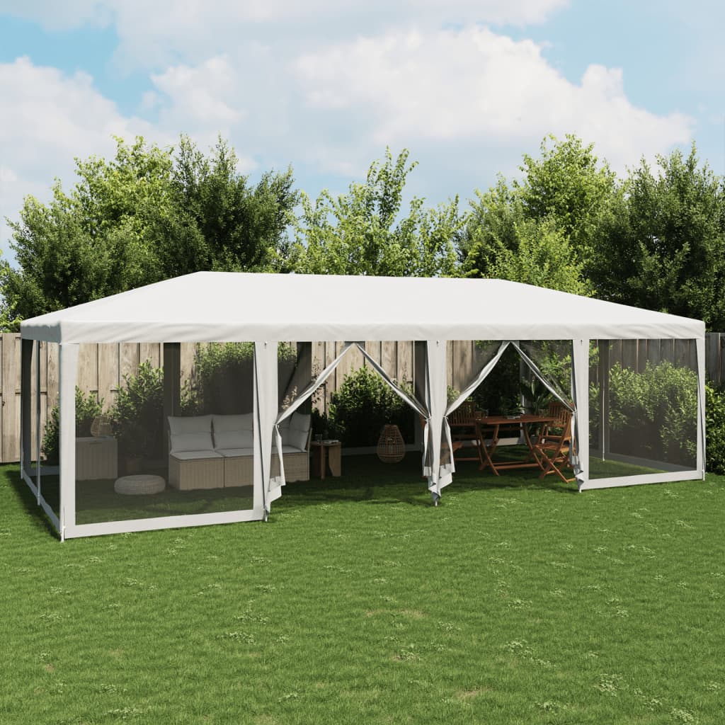Partytent Met 12 Mesh Zijwanden Hdpe