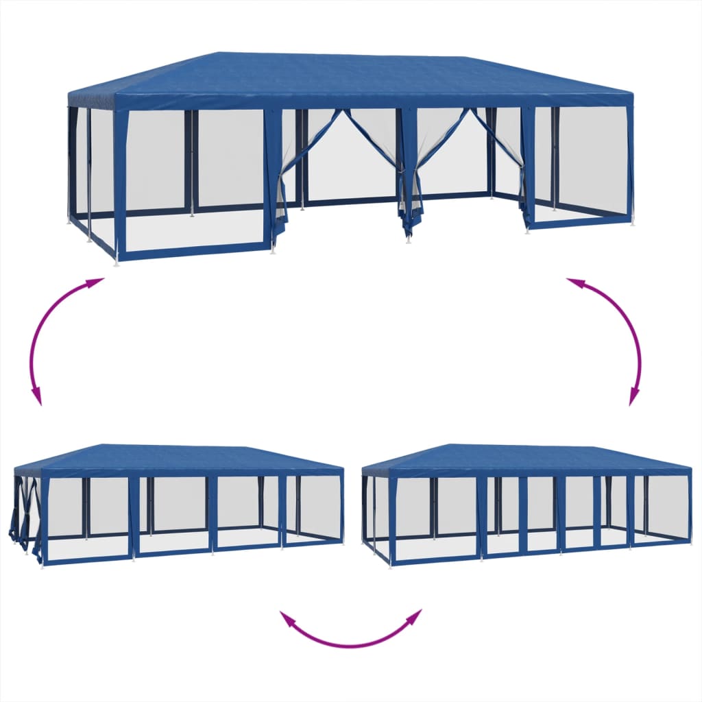 Partytent Met 12 Mesh Zijwanden Hdpe