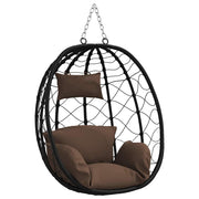 Hangende Ei-Stoel Poly Rattan 91 X 54,5 X 107 Cm