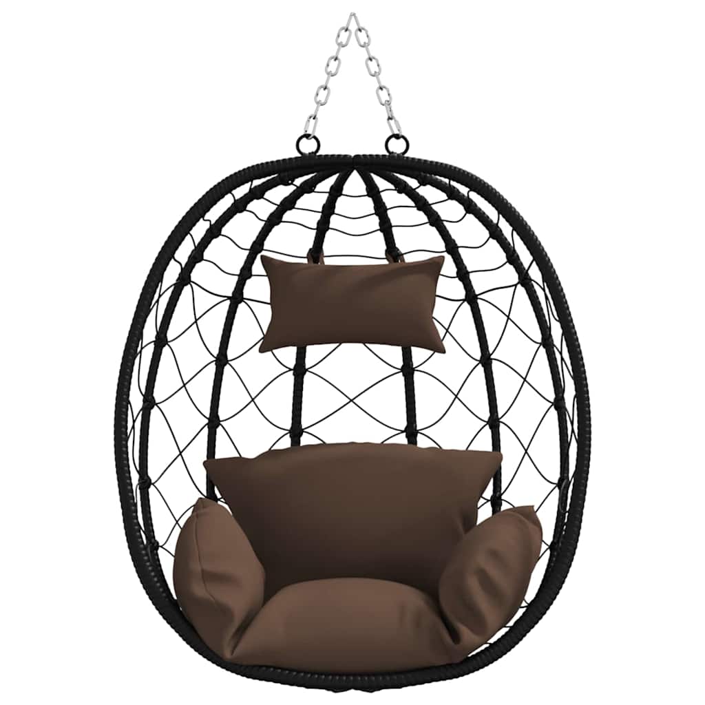 Hangende Ei-Stoel Poly Rattan 91 X 54,5 X 107 Cm