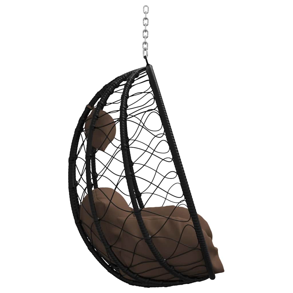 Hangende Ei-Stoel Poly Rattan 91 X 54,5 X 107 Cm