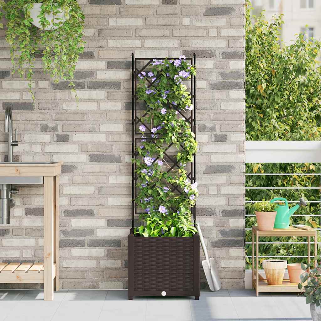 Tuinsteker Met Schutting En Wielen 3 St 120 X 40 X 149 Cm