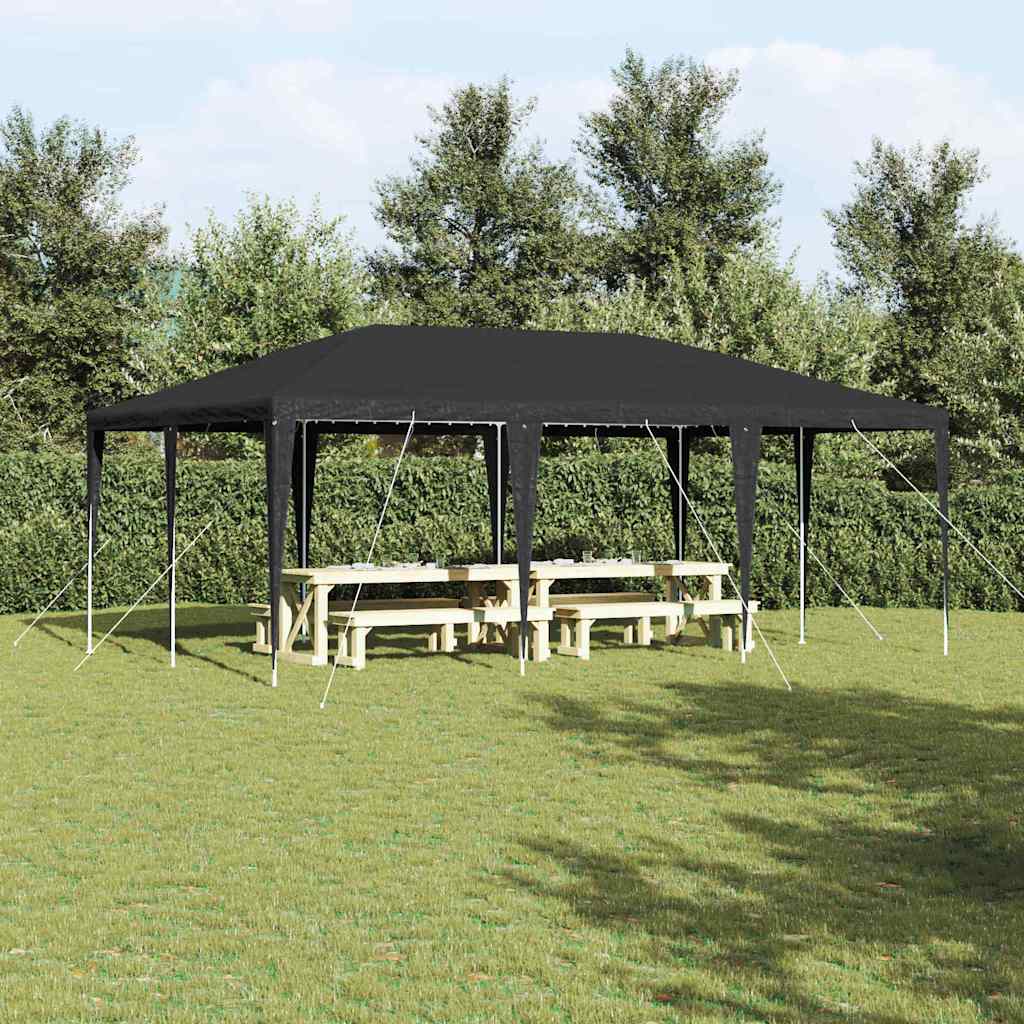 Partytent Antraciet 600 X 400 X 266 Cm Polyethyleen En Staal