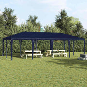 Partytent Blauw 800 X 400 X 266 Cm Polyethyleen En Staal