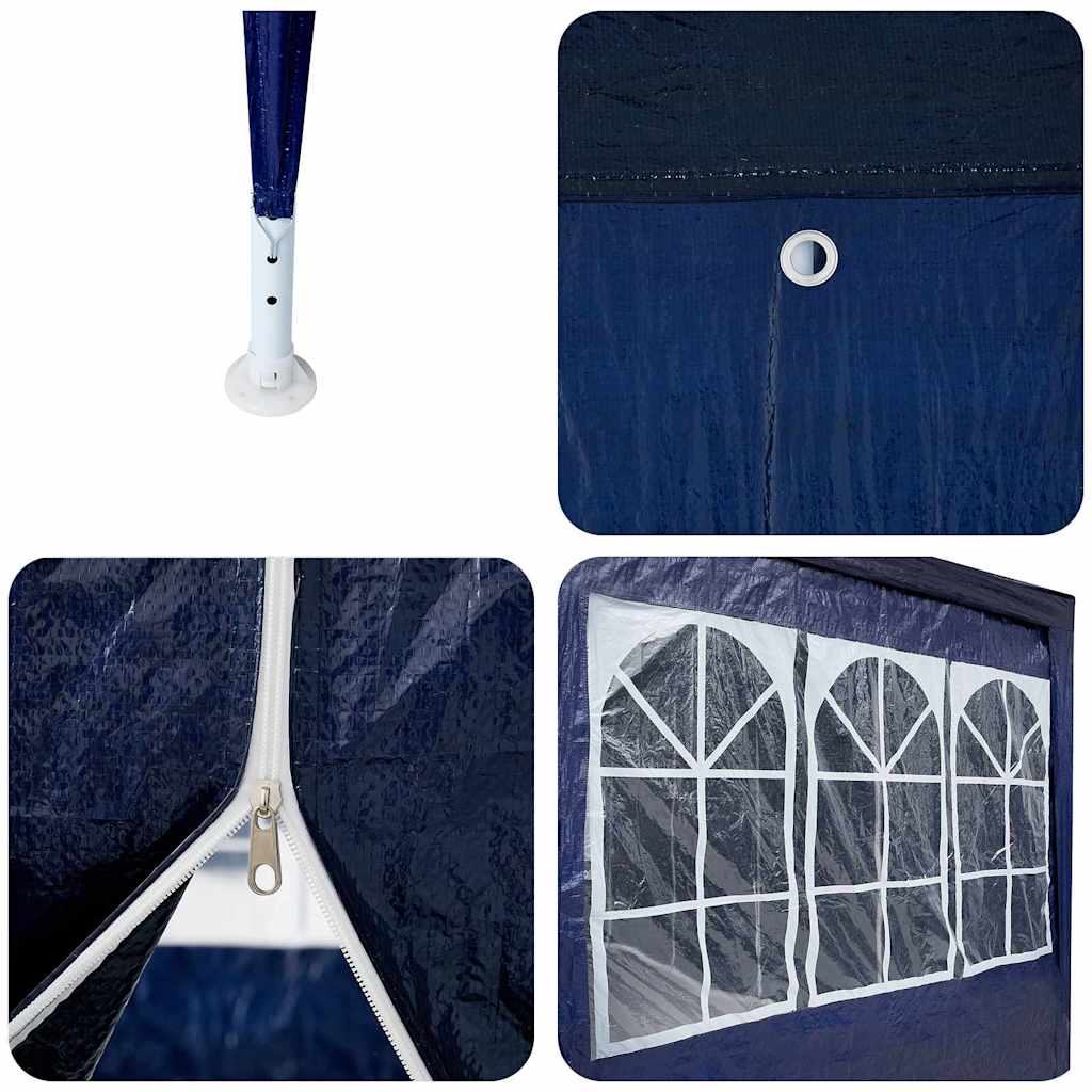 Partytent 800 X 400 X 266 Cm Blauw Polyetheen