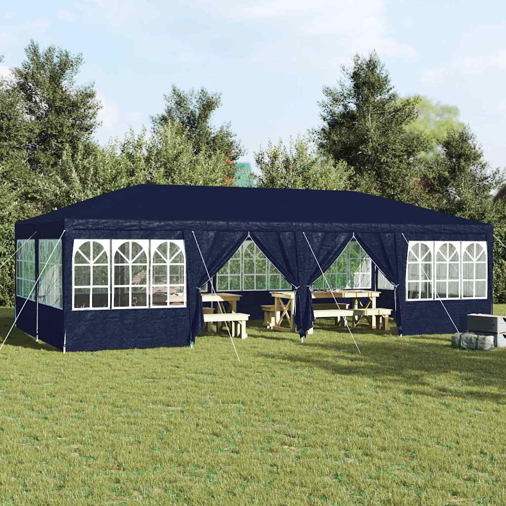 Partytent 800 X 400 X 266 Cm Blauw Polyetheen