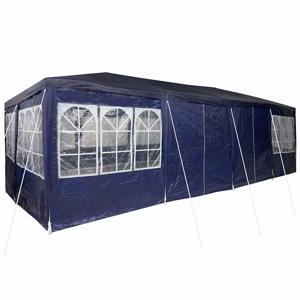 Partytent 800 X 400 X 266 Cm Blauw Polyetheen