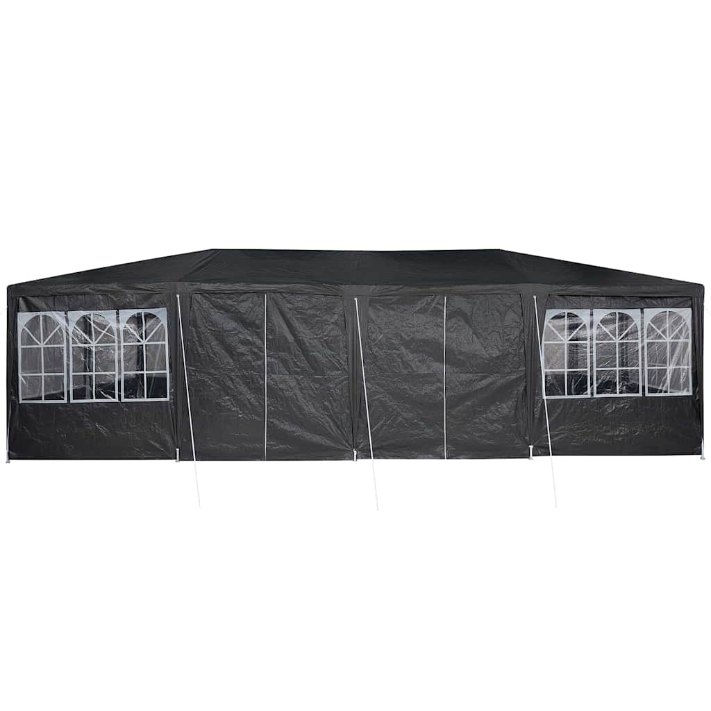 Partytent 800 X 400 X 266 Cm Antracietkleurig Polyetheen