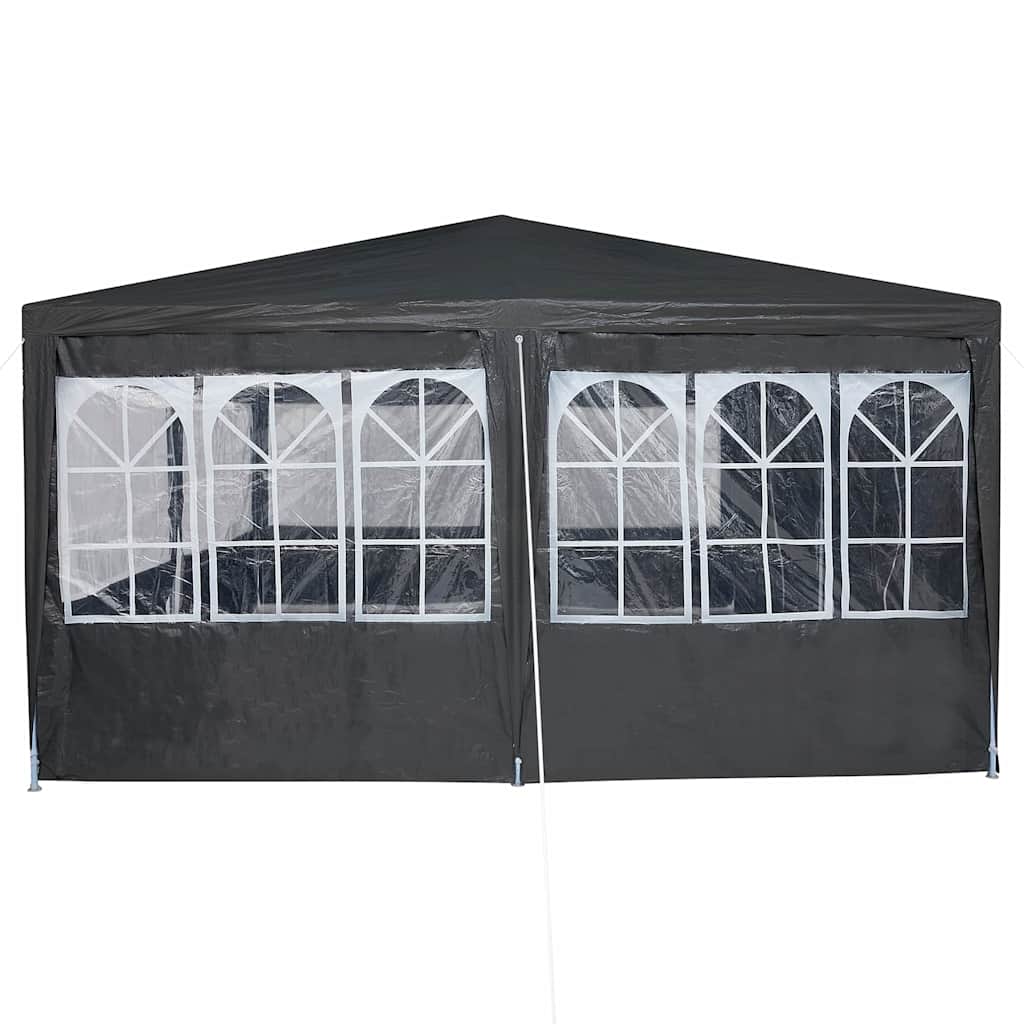 Partytent 800 X 400 X 266 Cm Antracietkleurig Polyetheen