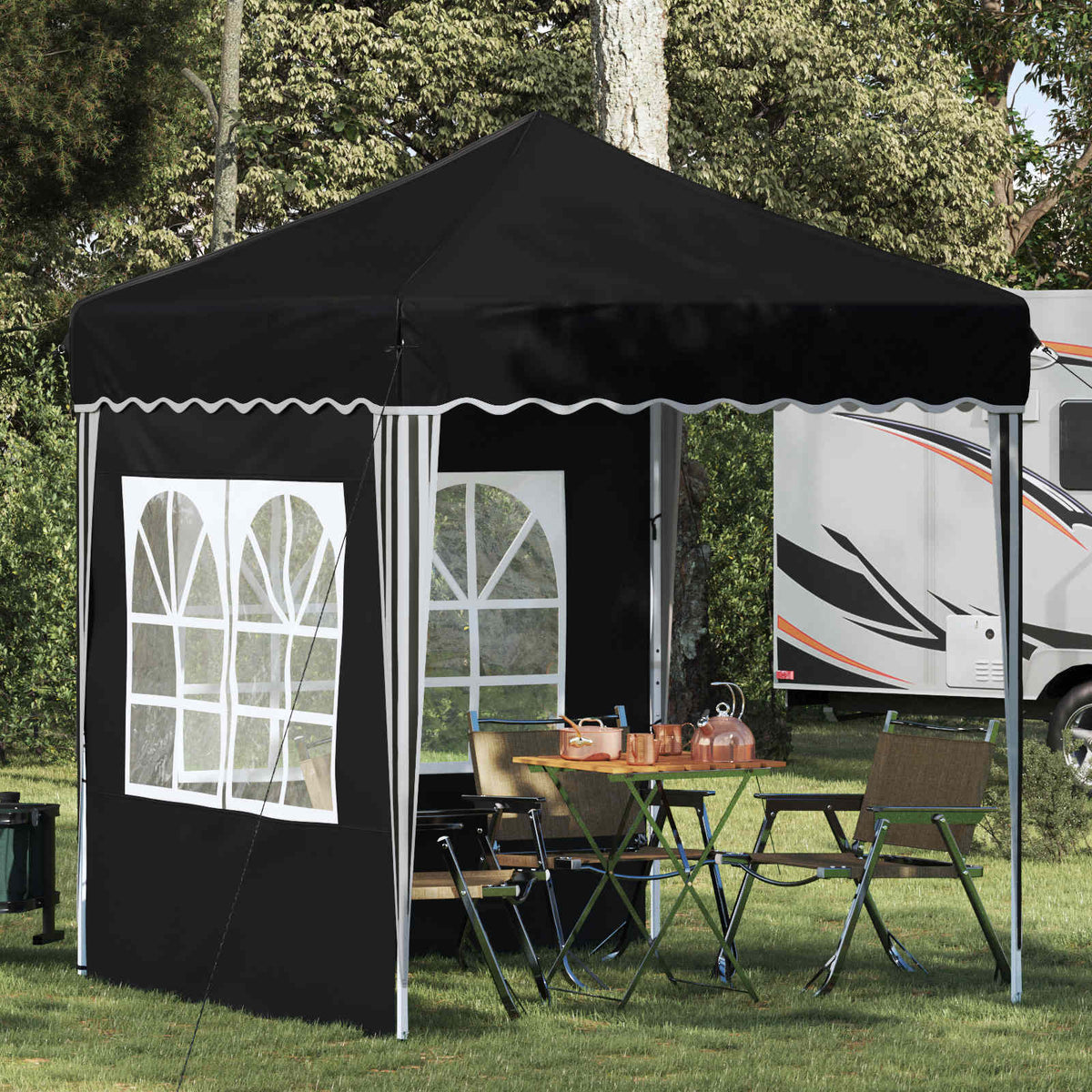 Pop-Up Feesttent 195 X 195 X 245 Cm Oxford Stof