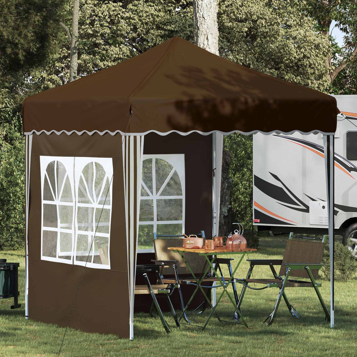 Pop-Up Feesttent 195 X 195 X 245 Cm Oxford Stof