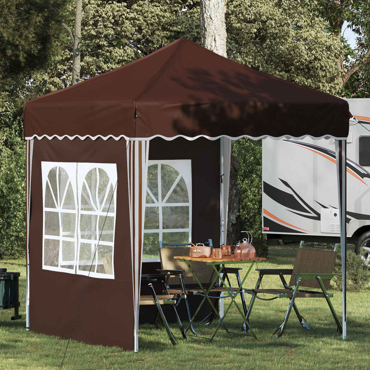 Pop-Up Feesttent 195 X 195 X 245 Cm Oxford Stof