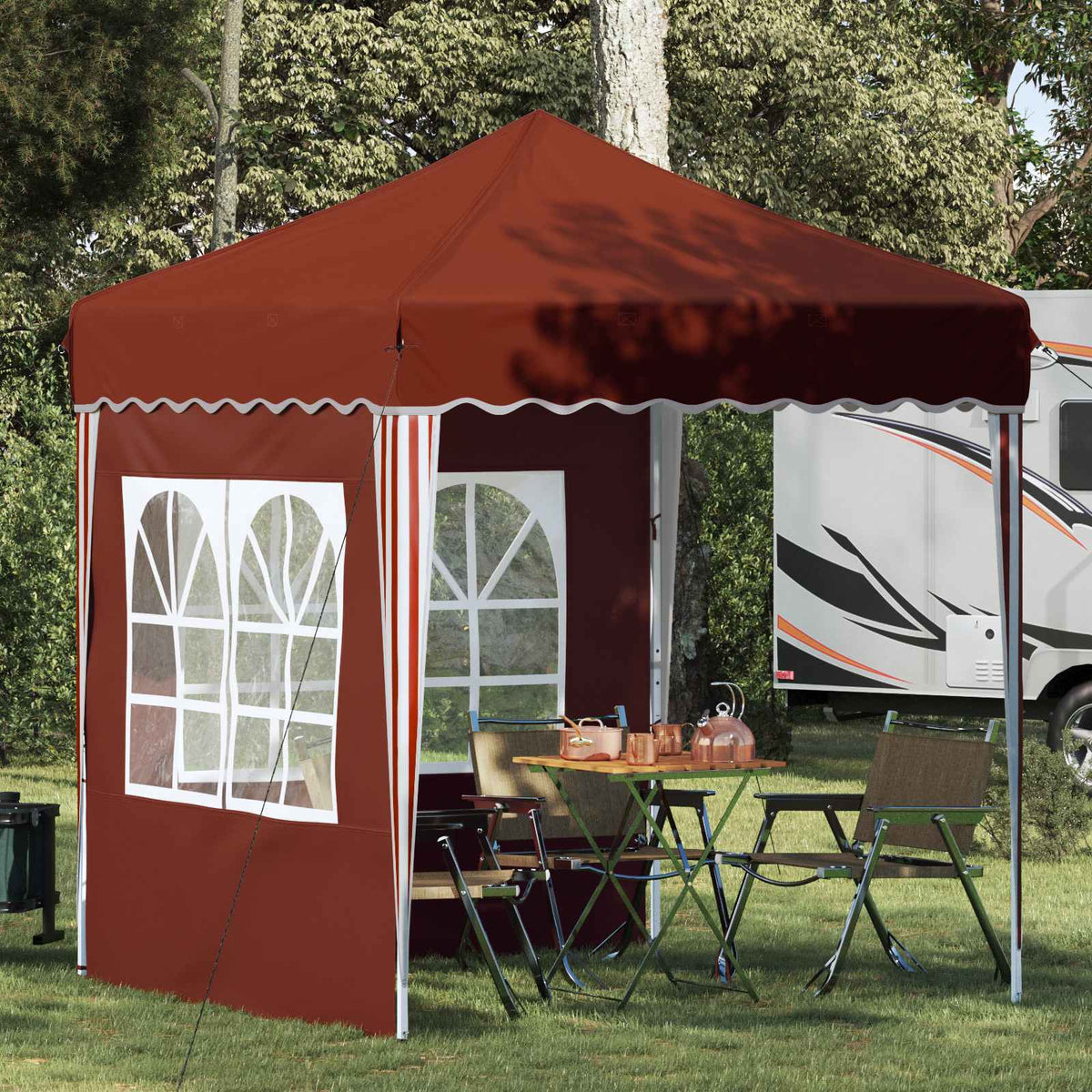 Pop-Up Feesttent 195 X 195 X 245 Cm Oxford Stof