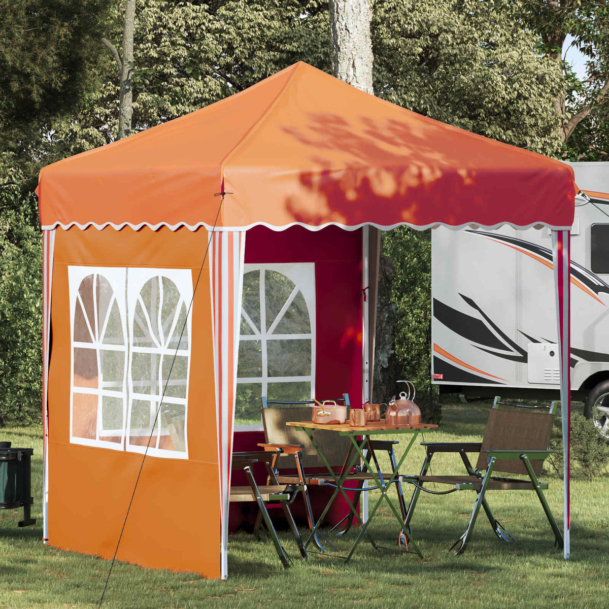Pop-Up Feesttent 195 X 195 X 245 Cm Oxford Stof