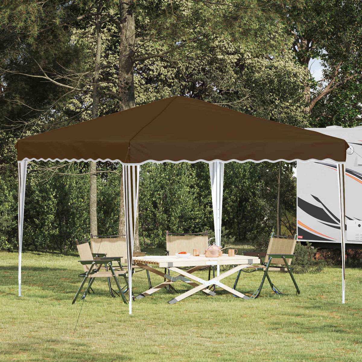 Pop-Up Feesttent 288 X 288 X 245 Cm Oxford Stof