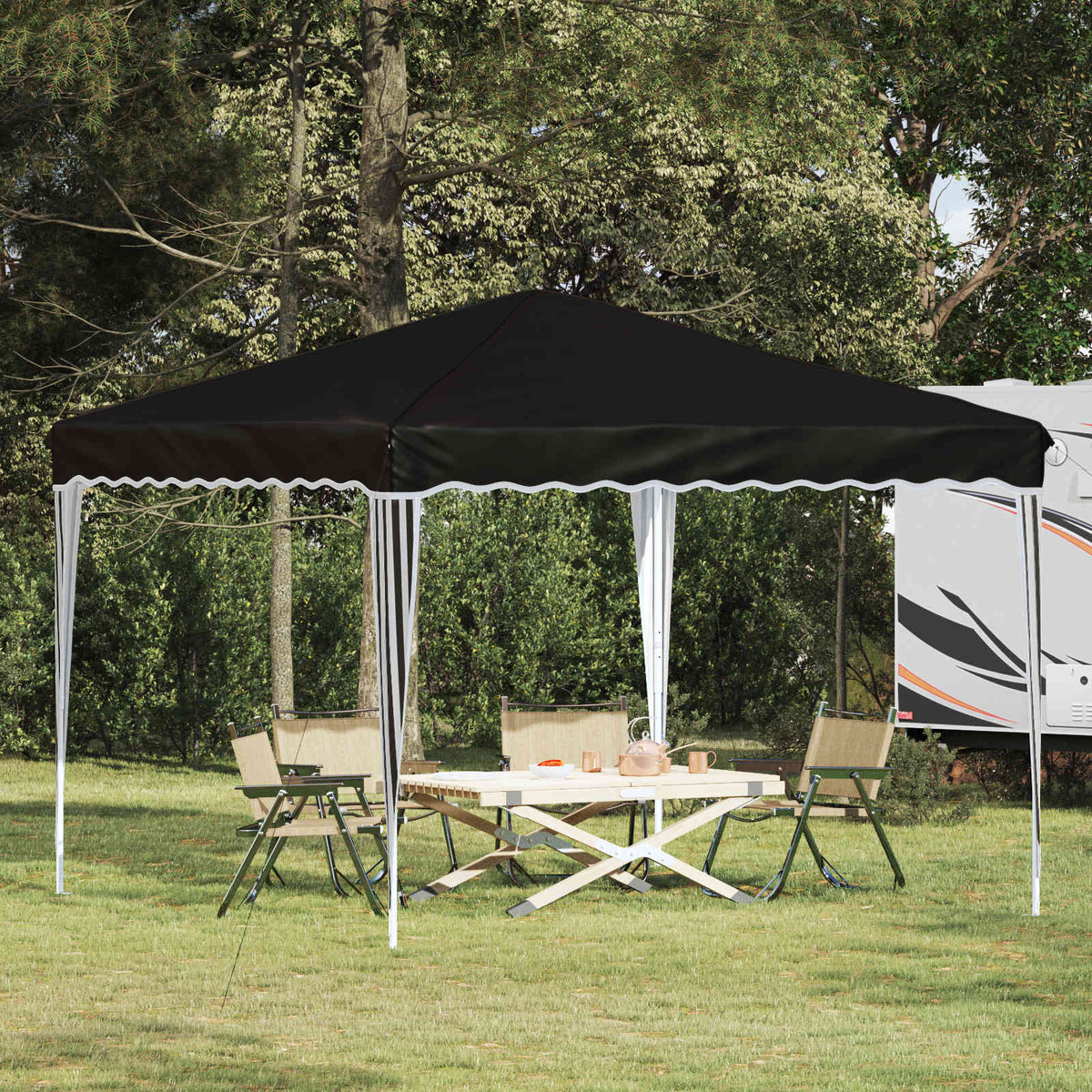Pop-Up Feesttent 288 X 288 X 245 Cm Oxford Stof