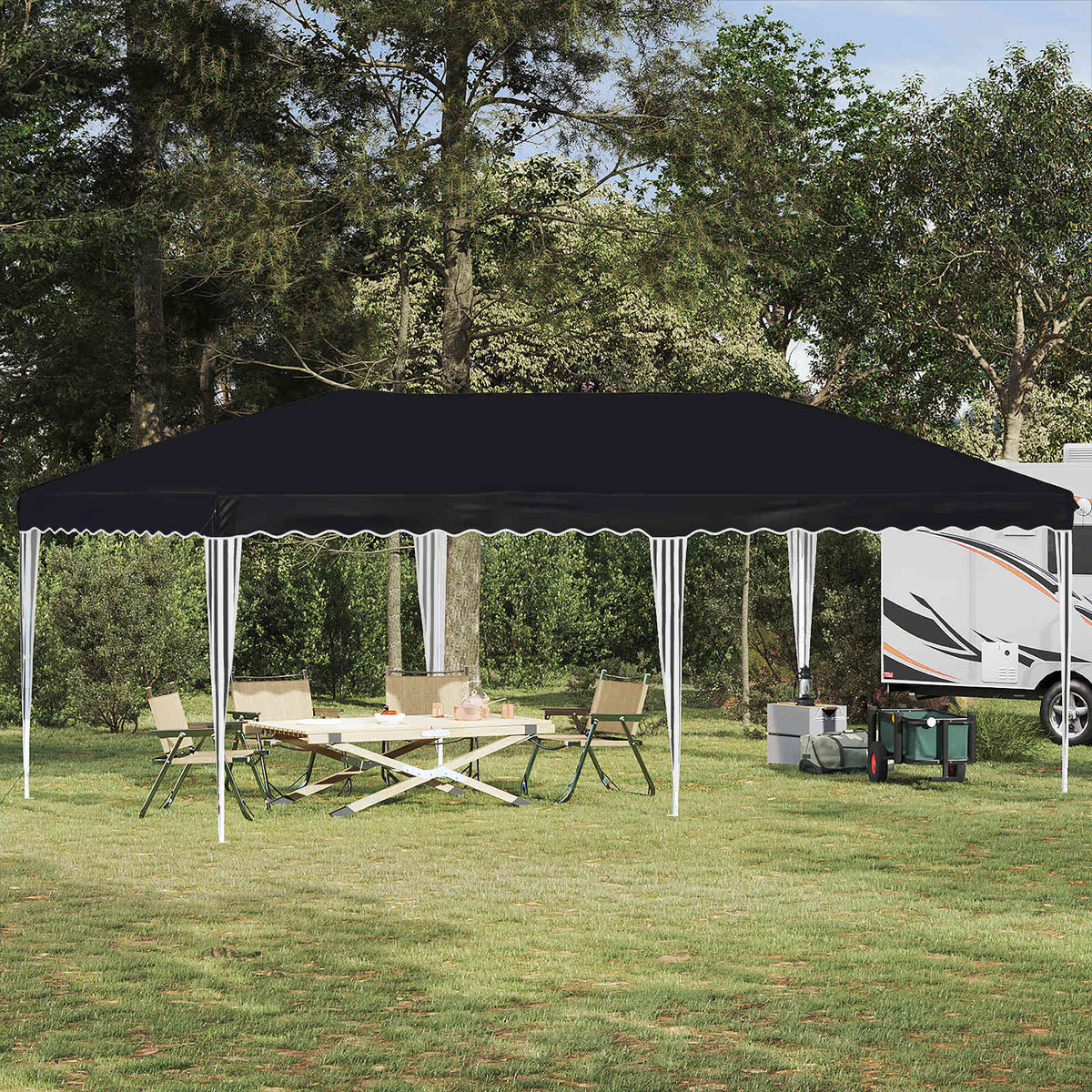 Pop-Up Feesttent 575 X 289 X 245 Cm