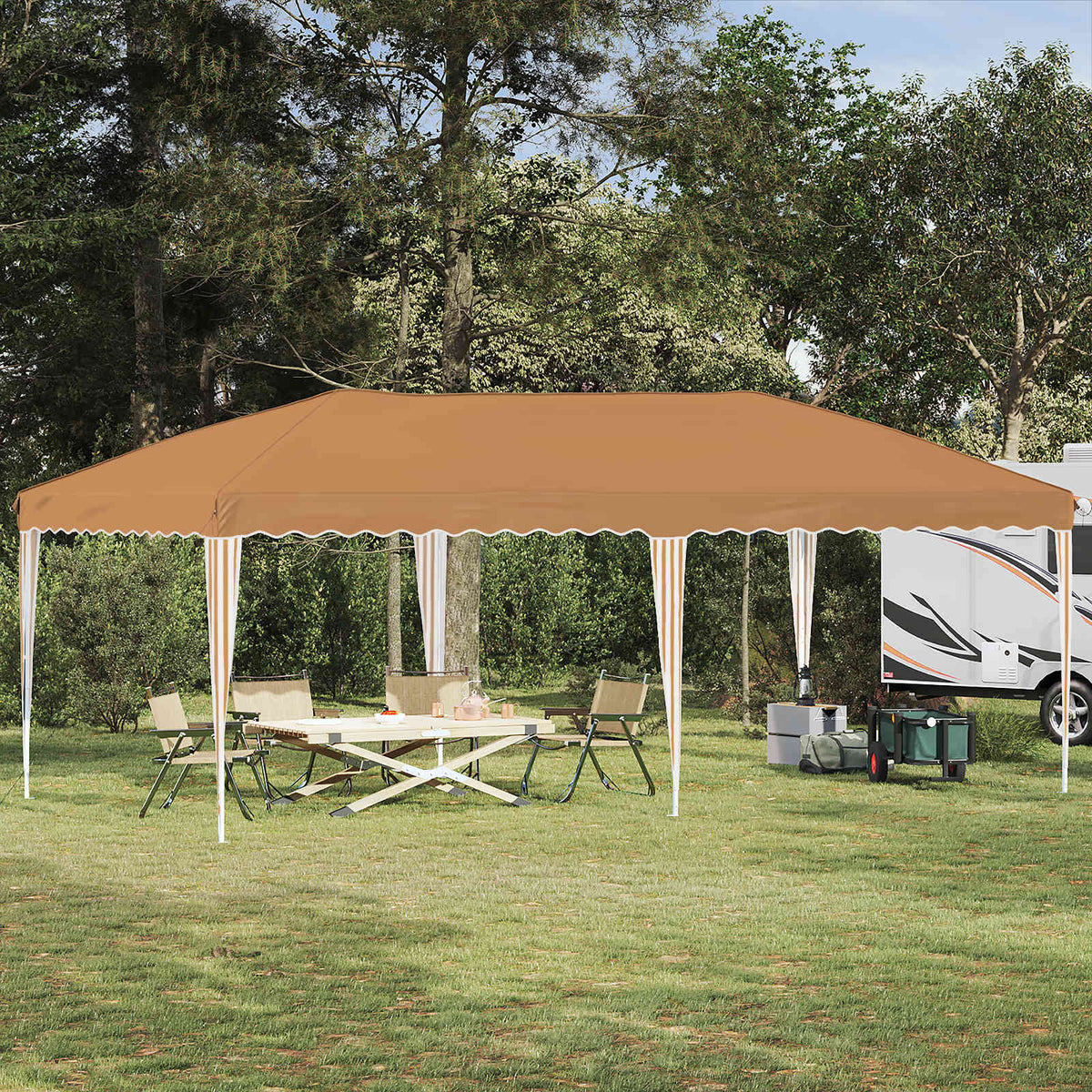 Pop-Up Feesttent 575 X 289 X 245 Cm