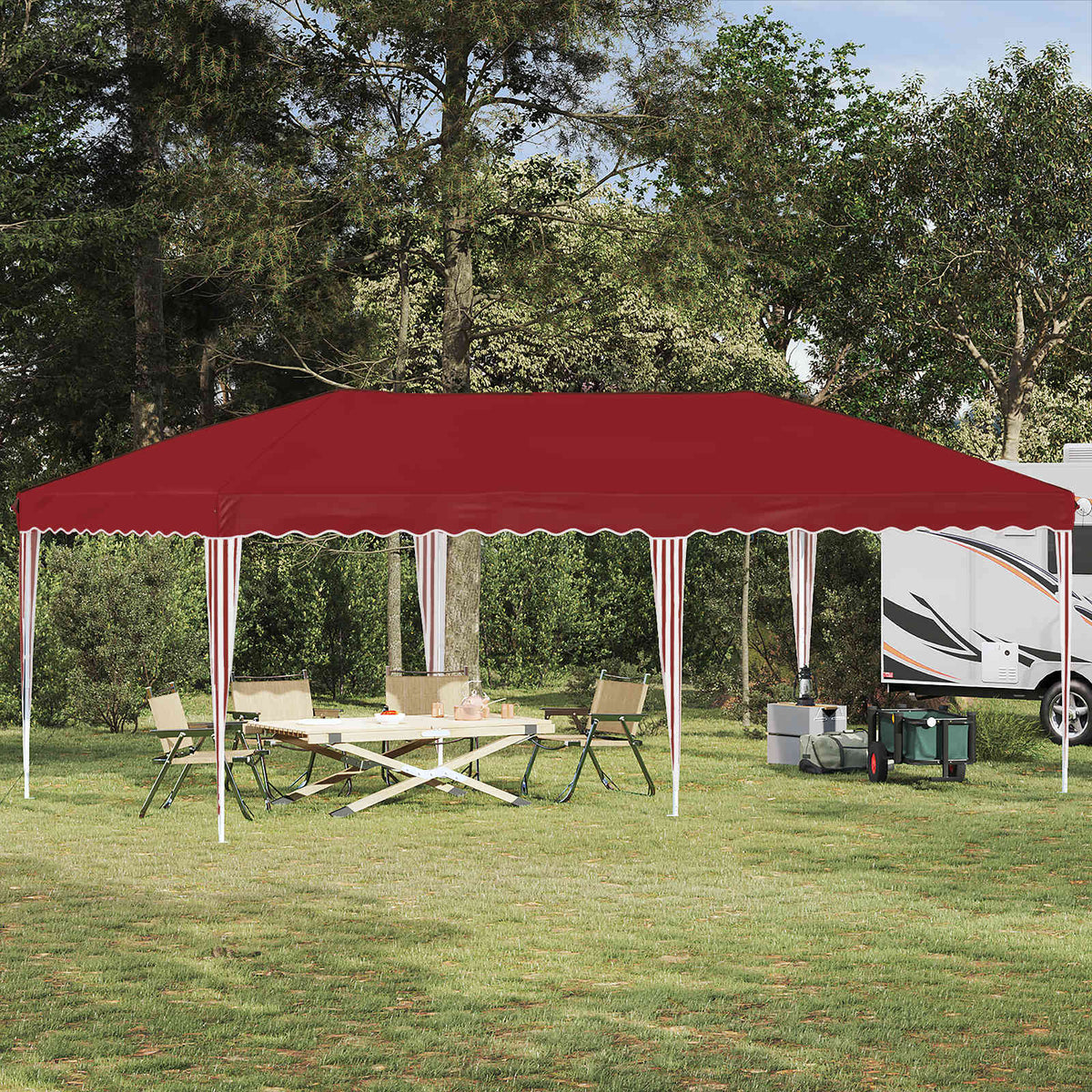 Pop-Up Feesttent 575 X 289 X 245 Cm
