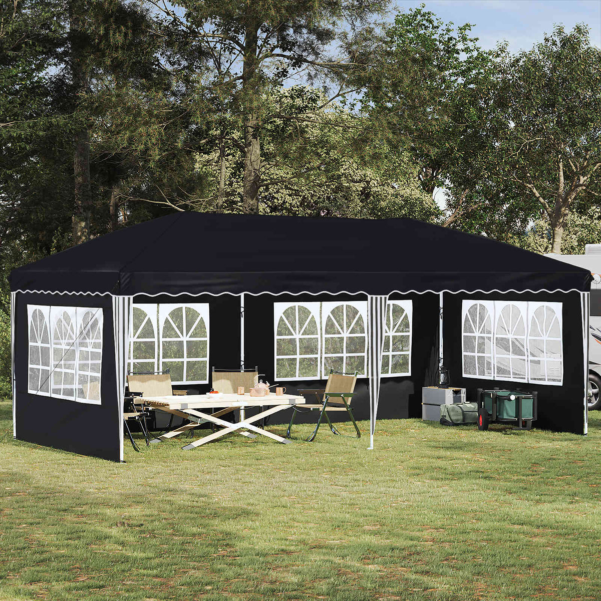 Pop-Up Feesttent 575 X 289 X 245 Cm