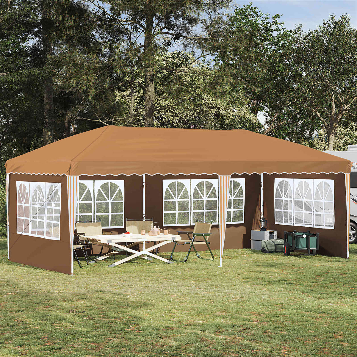 Pop-Up Feesttent 575 X 289 X 245 Cm