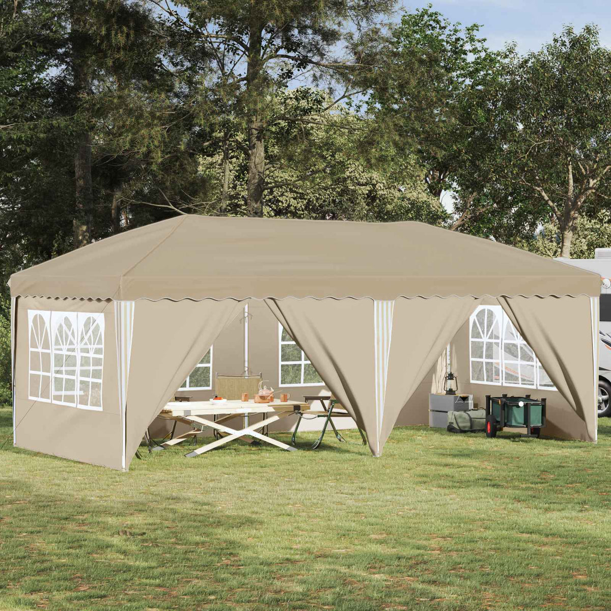 Pop-Up Feesttent 575 X 289 X 245 Cm