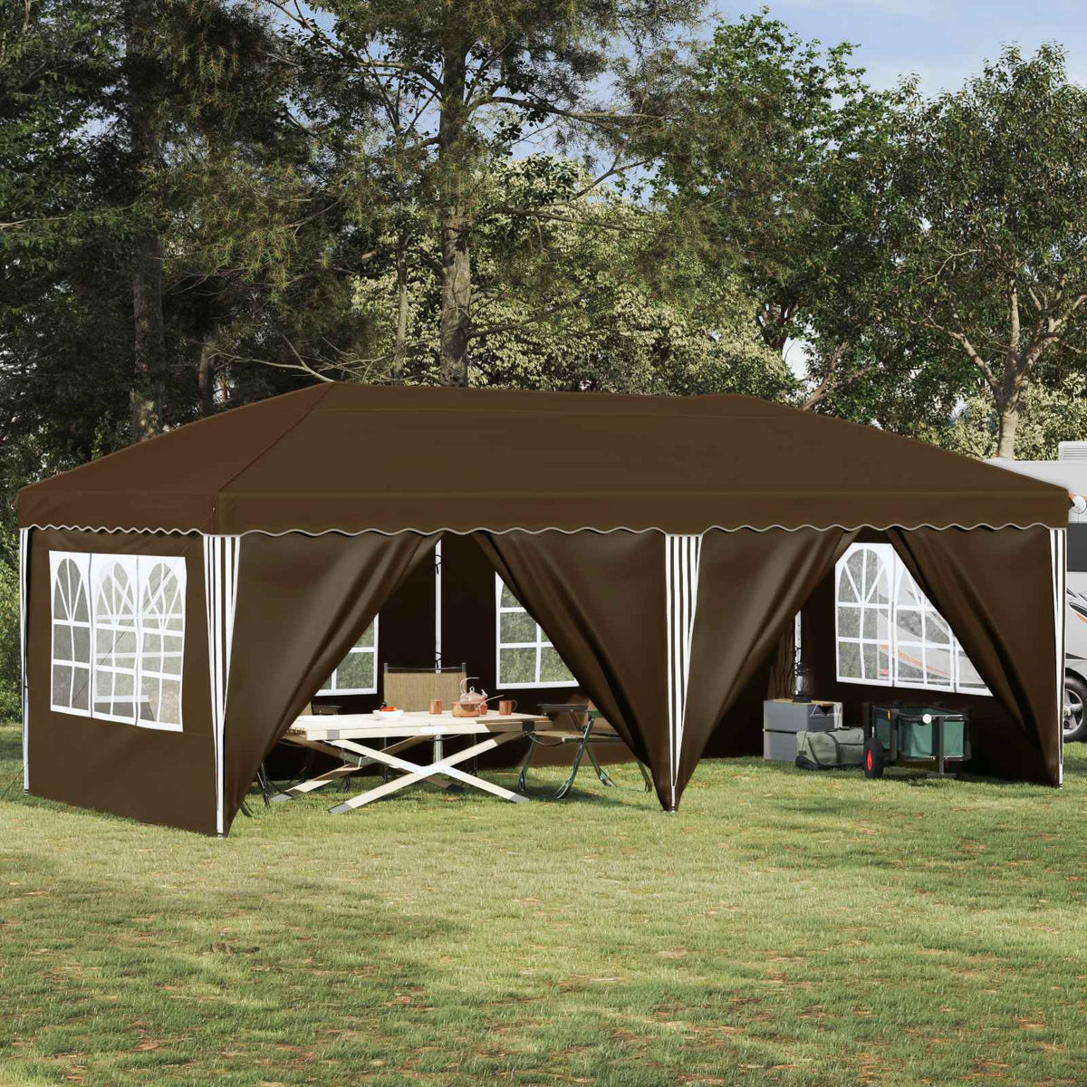 Pop-Up Feesttent 575 X 289 X 245 Cm