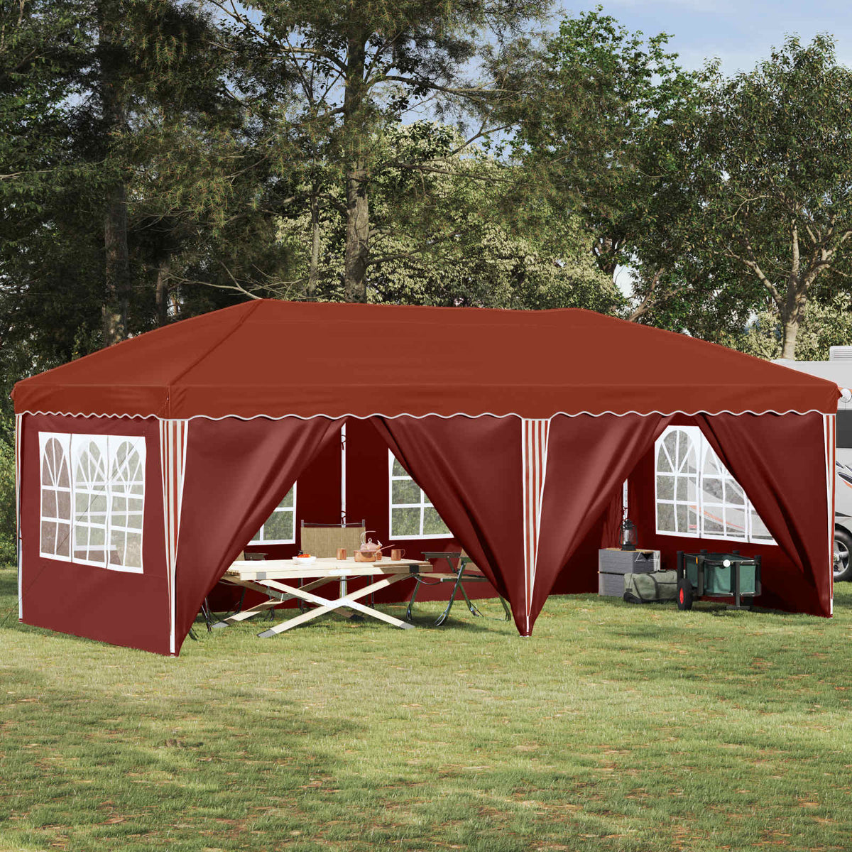 Pop-Up Feesttent 575 X 289 X 245 Cm