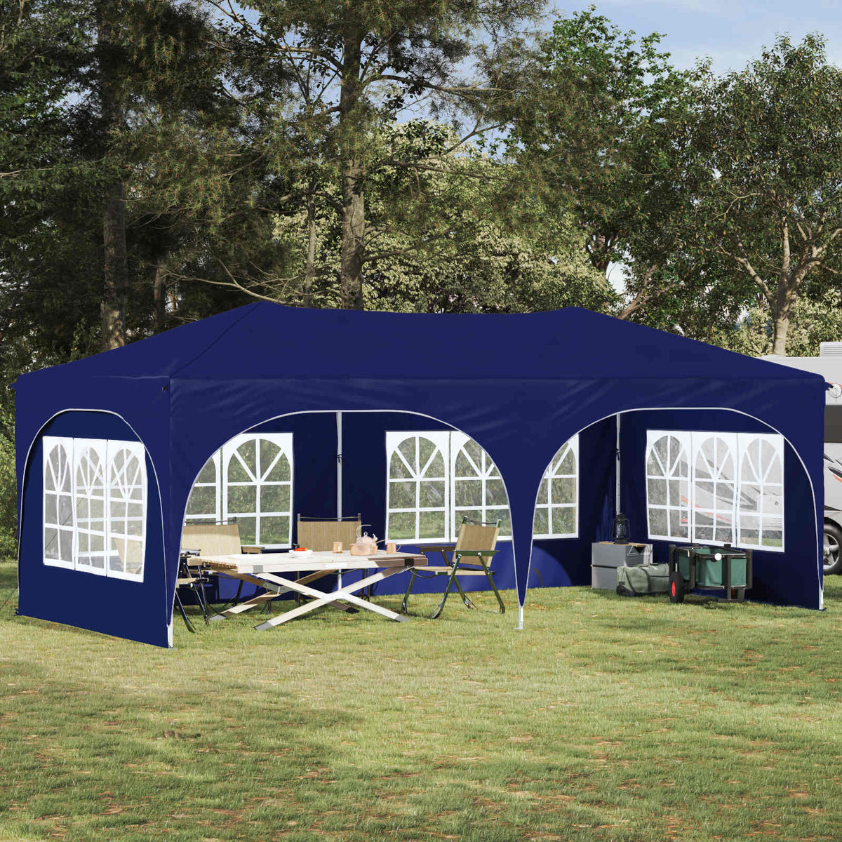 Pop-Up Feesttent 575 X 288 X 245 Cm Oxford Stof