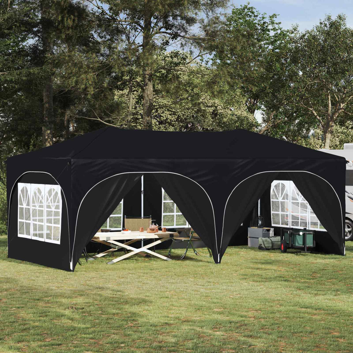 Pop-Up Feesttent 575 X 288 X 245 Cm Oxford Stof