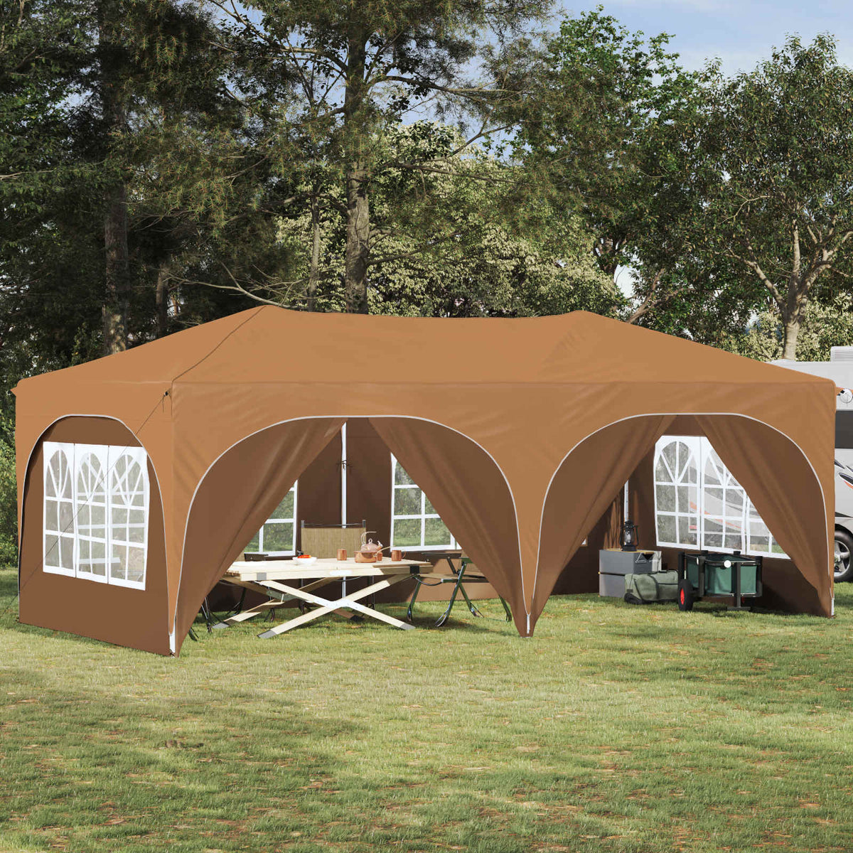 Pop-Up Feesttent 575 X 288 X 245 Cm Oxford Stof